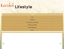 Tablet Screenshot of karibiklifestyle.com